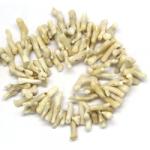  Coral Alb Neregulat 4-6 x 16-31 mm Margele Pietre Semipretioase