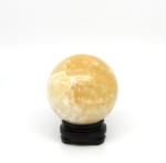  Piatra Naturala Jad Galbena Sfera 56 mm (XXL)