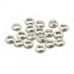  Margele Alama Argintata Disc - 7x3 mm - 20 Buc