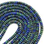  Margele Bijuterii Azurit cu Malachit Disc 10 x 3-6 mm