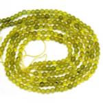  Jad Lemon Margele Pietre Semipretioase Rotund - 4 mm