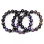  Bratara Charoit Diametru 55-59 mm din Margele Rotunde - 12-12, 9 mm - 1 Buc