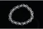  Bratara Cuart Alb Butoias Fatetat - 12 x 10 mm - Diametru 52 mm