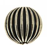  Margele din metal placat rotund neregulat 16 x 16 mm - 3 Buc