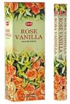 HEM Betisoare Parfumate HEM Rose Vanilla - 15 g - Fumul Chakrei Inimii - Incense - 1 Set