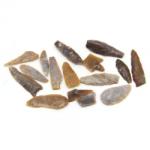  Cabochon Flint Oval - 28-47x16-28x5-7 mm