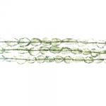  Margele Bijuterii Ametist Verde - Prasiolite Oval Fatetat 8 mm