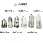  Obelisc Cuart cu Clorit - 28-44 x 17-21 x 14-18 mm - ( L) - 1 Buc