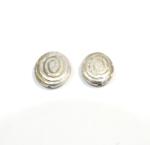  Margele din metal placat oval 24 x 20 mm - 2 Buc