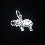  Charm Argint 925 Elefant 16 x 12 mm - 1 Buc