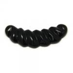 Pandant Onix Negru 2 Gauri - Neregulat - 65-66 x 19-20 mm- (XXL)- 1 Buc