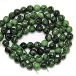  Zoisit Verde Margele Pietre Semipretioase Rotund 9-10 mm