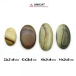  Cabochon Jasp Policrom 32-49 x 21-28 x 6 mm - Unicat