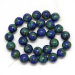  Azurit cu Malachit Margele Pietre Semipretioase Rotunde 14 x 14 mm