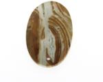  Cabochon Jasp (Snake skin) maro oval 36 x 0.6 mm