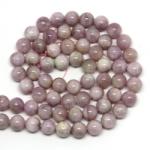  Kunzit Roz Rotund - 10 x 10 mm - Margele Pietre Semipretioase