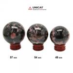  Sfera Rodonit Peru Mineral Natural - 47-61 x 47-61 mm - 1 Buc