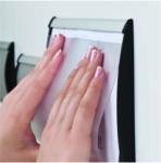  Információs tábla, alumínium, falra felragasztható, 105mm széles, lapméret: 105 x 250 mm