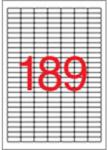 APLI Etikett 25, 4x10mm, 4725 etikett/csomag, 7 pályás, univerzális, eltávolítható, kerekített sarkú, APLI (10198)