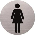 HELIT Információs tábla, rozsdamentes acél, HELIT, női mosdó (H6271000) - wondex