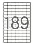 APLI Etikett 25, 4x10mm, 1890 etikett/csomag, univerzális, kerekített sarkú, APLI (12927)