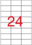 APLI Etikett 70x37mm, 2400 etikett/csomag, 3 pályás, univerzális, APLI (1273/3135)