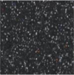  Dekorgumi A/4 2 mm glitteres, öntapadós fekete