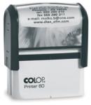 COLOP BÉLYEGZŐ C60 lenyomattal: 37x76mm COLOP FEKETE párnával (01526000)