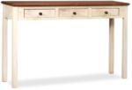 vidaXL Masă consolă Lemn masiv de sheesham și mango 120x30x76 cm (245155) Comoda