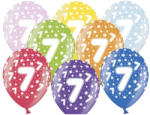 PartyDeco S. r. o Lufi, évszámos (7), metál, 5 db/cs/vegyes színekben