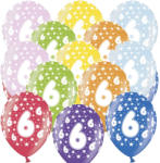 PartyDeco S. r. o Lufi, nagy csomag, évszámos (6), metál, 50 db/cs/vegyes színekben