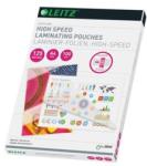 LEITZ Lamináló fólia A/4 125 mikron fényes LEITZ iLam 100db/csomag hosszabbik oldalon zárt (74300002)