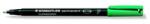 STAEDTLER Alkoholos filc STAEDTLER Lumocolor 318 F OHP, 0, 6 mm, zöld (318-)
