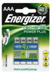 Energizer Tölthető elem micro ENERGIZER Power Plus AAA, 4x700 mAh, 4db/csomag (639483)