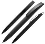  Golyóstoll Brescia műanyag fekete test, fekete acél klipsz