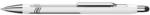 Schneider Golyóstoll érintőképernyős készülékekhez SCHNEIDER Epsilon Touch XB 0, 7 mm, nyomógombos, fehér-ezüst (138701)