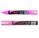 uni Folyékony krétamarker UNI PWE-5M 1, 8-2, 5mm hegy, fluor rózsaszín (2UPWE5M FL R)