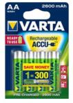 VARTA Tölthető elem ceruza VARTA Professional Accu AA 4x2600 mAh, előtöltött, 4db/csomag (5716101404)
