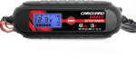 Carguard 55777B LCD kijelzős automata akkumulátor töltő (akkutöltő) autó és motor akkumulátorokhoz, 1 A (6V), 4 A (12V)