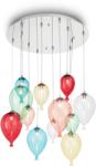 Ideal Lux Lustra moderna CLOWN SP12 IDEAL LUX, D60cm, G9, 12X28W, crom-multicolor