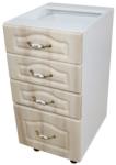 Spectral Mobila Corp inferior 40 cu 4 sertare Zebra MDF sonoma mustata