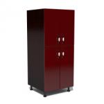 1 Soldat 60 cu 4 usi Zebra MDF rosu simplu