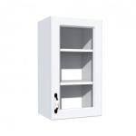 Spectral Mobila Corp superior 40 vitrina cu 1 usa Zebra MDF alb drept
