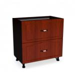Spectral Mobila Corp inferior 80 cu 2 sertare metalice pentru greutate Zebra MDF mustata cedru