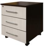 1 Office Wenge/Ladin Comoda Birou 3 sertare Comoda