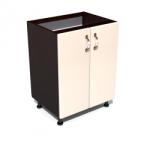Spectral Mobila Corp inferior 60 cu 2 usi Zebra MDF vanilie simplu