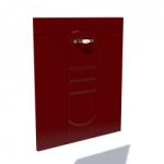 Spectral Mobila Front pentru masina de spalat vase 60cm MDF tulip rosu