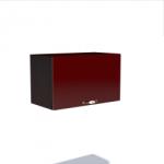 Spectral Mobila Corp superior 60 cu 1 usa orizontala pentru hota Zebra MDF rosu simplu