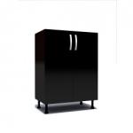 Spectral Mobila Corp inferior 60 cu 2 usi Zebra negru