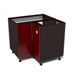 Spectral Mobila Corp inferior colt cu 2 usi Zebra MDF rosu simplu